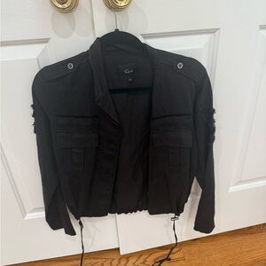 Rails Black Utility Jacket for Women